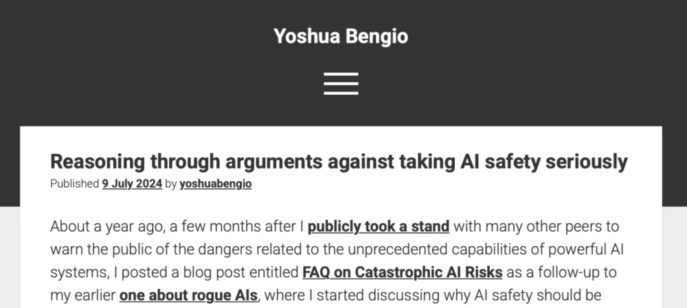 图灵奖的获奖者们,担心成为AI界的“奥本海默”