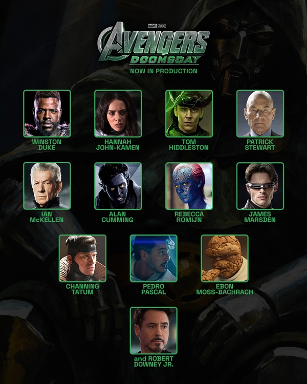 漫威直播公布《复联5》阵容:“钢铁侠”变反派 大批老X战警回归