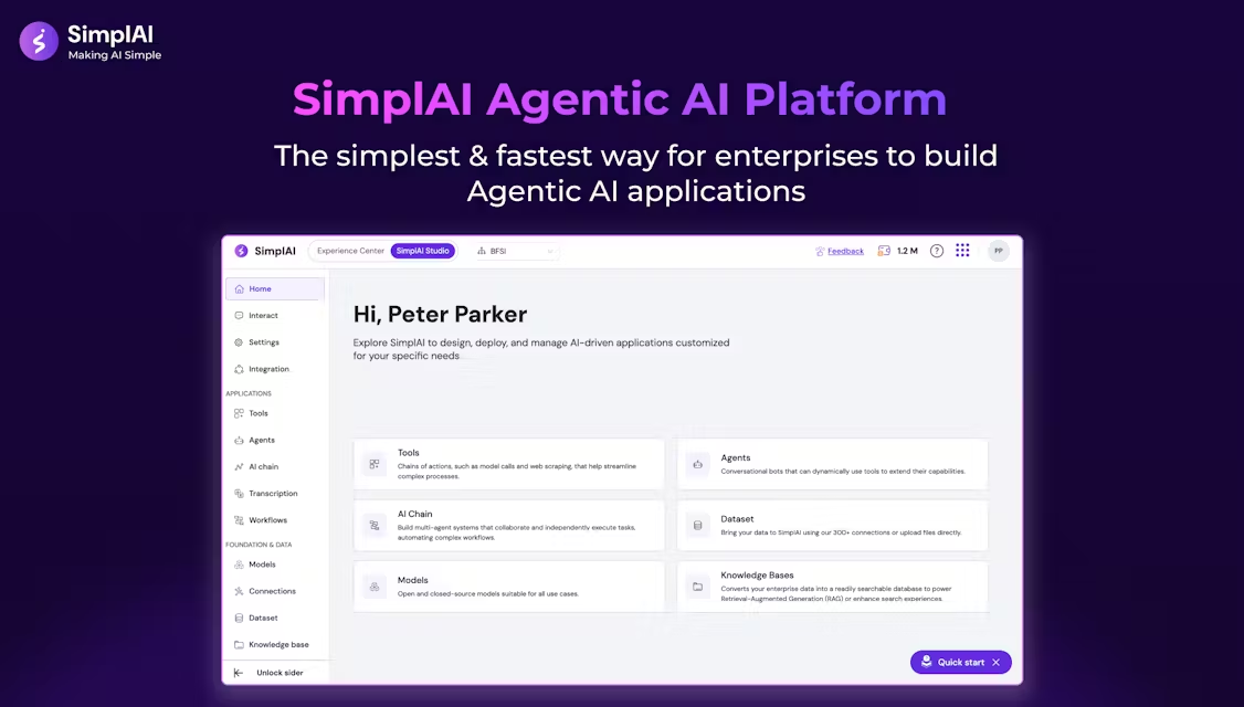 SimplAI:企业快速构建智能AI应用的平台-1 SimplAI:企业快速构建智能AI应用的平台-1