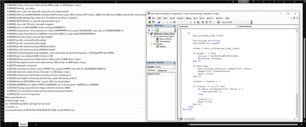 这才是真正的精通!开发者成功实现Excel中运行Linux