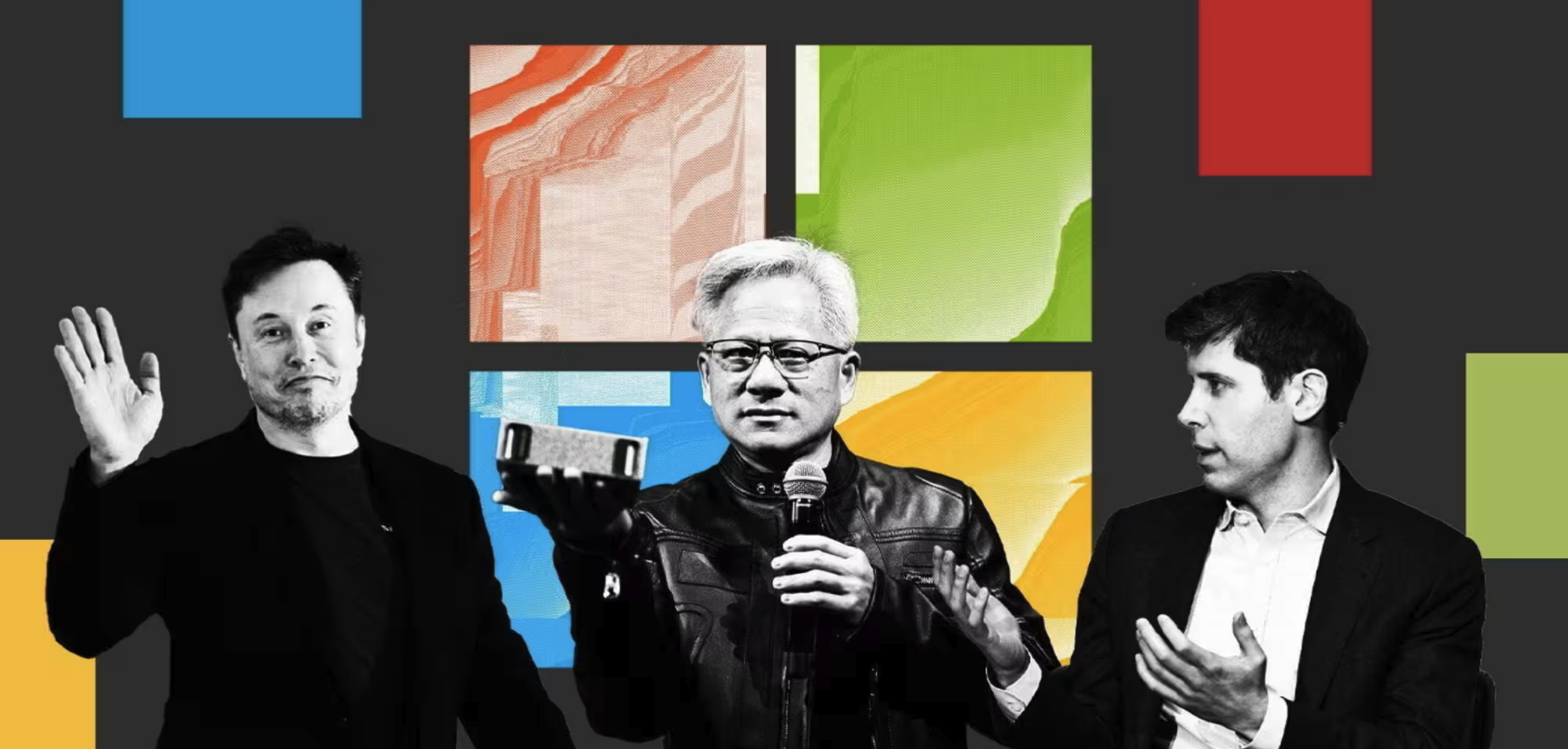 马斯克、黄仁勋、奥特曼都来捧场,微软为何成了AI“香饽饽”?