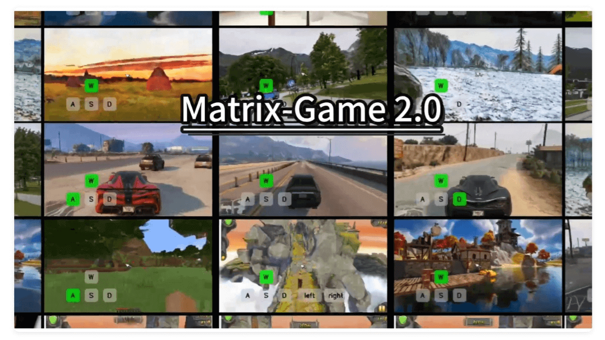 Matrix-Game 2.0 - 昆仑万维开源自研的交互式世界模型
