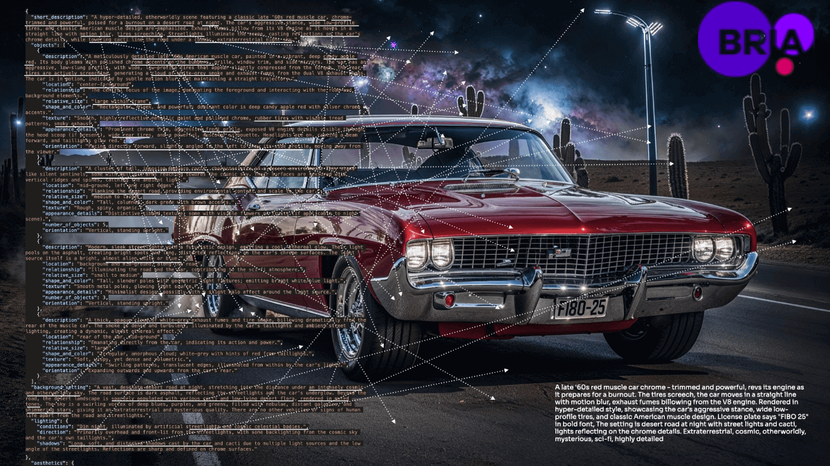 FIBO - 全球首个开源原生支持JSON的文本生成图像模型