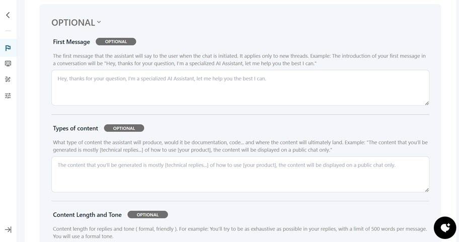 可选说明 - 如何将OpenAi Chatgpt添加到WordPress(分步)